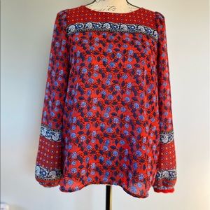 Loft printed blouse